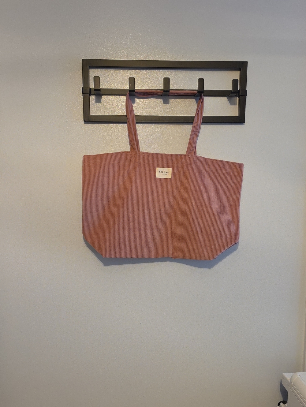 Sezane Corduroy Tote Bag